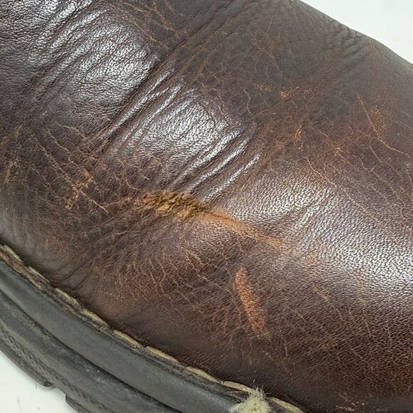 Born Cabot Fisherman Mules Sandals Mens 9.5 Brown Leather Handcrafted Shoes - Picture 9 of 16